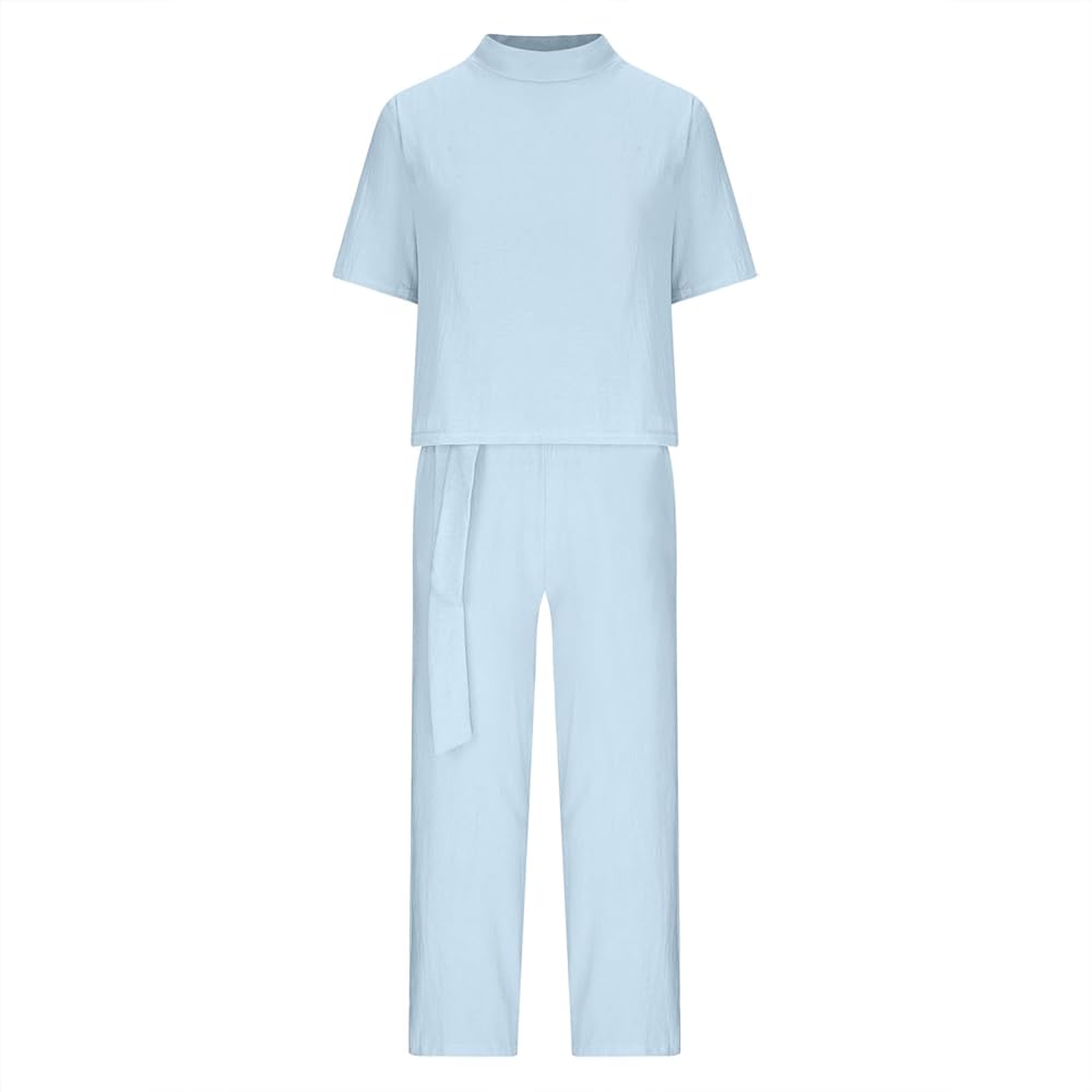 Amazon.com: Huilaibazo Women's 2 Piece Lounge Set Summer